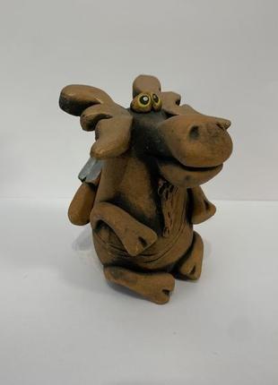 Скульптура керамическая, статуэтка из керамики, фигурка из керамики "олень"6 фото