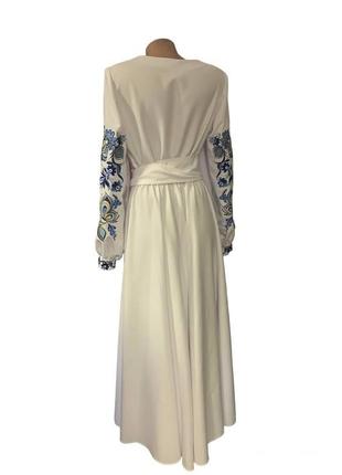 Сукня вишиванка жіноча 44 р., вишиванка жіноча домоткане полотно3 фото