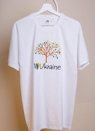 Футболка з вишивкою "україна", "ukraine"2 фото