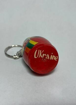 Брелок деревянный расписной ′украиночка′, брелок сувенир украина5 фото