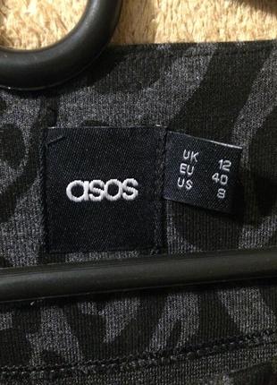 Asos curve піджак, жакет з баскою леопардовий принт сірий9 фото