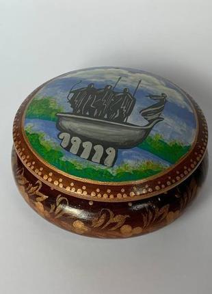 Шкатулка "киев", шкатулка деревянная, шкатулка сувенир , шкатулка расписная2 фото