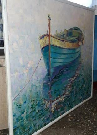 Картина маслом на холсте 'тишина' 75 х 90 см