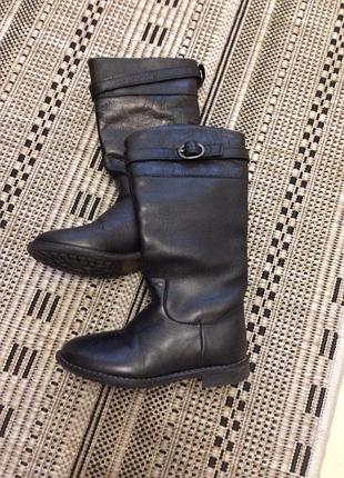 Кожание ботинки демисезонние сапожки чобітки zara