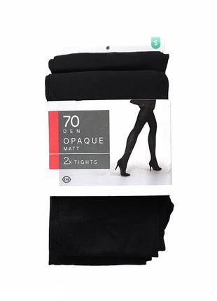Хіт! 2 пари класичні матові капронові колготки 70 den, c&a, xxl, xl, l, m, s.