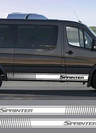 Мерседес спринтер наклейки смуги авто автомобіль мікроавтобус мінівен mercedes sprinter