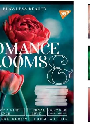 Зошити а5/18 лінія yes romance blooms, зошит учнів. 25 шт. в уп. 766354 766354  ish