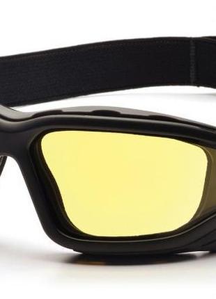 Очки защитные с уплотнителем pyramex i-force xl (anti-fog) (amber) желтые