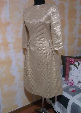 Золотое платье (на небольшую грудь и любую попу от xs до l)