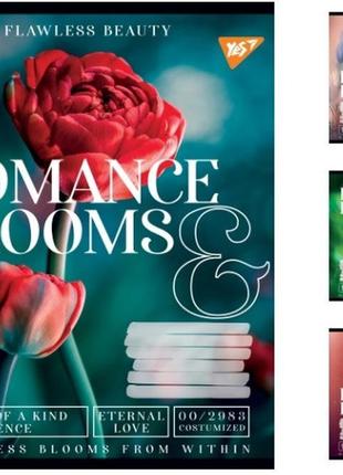 Зошити а5/18 клітинка yes romance blooms, зошит учнів. 25 шт. в уп. 766332 766332  ish