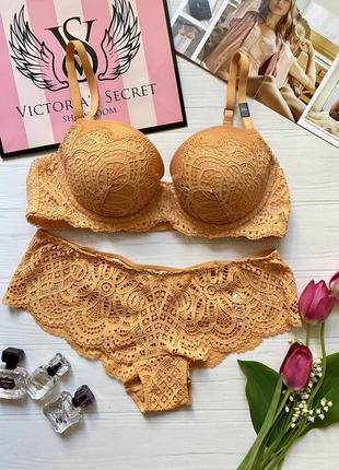 Комплект білизни victoria's secret! розмір — 34c/s