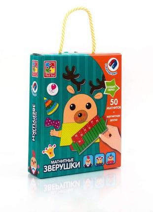 Магнитная игра "зверушки" vt3702-10/vt3702-16