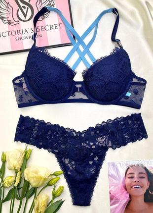 Комплект білизни victoria's secret! розмір — 34b/s