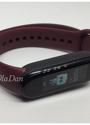 Ремешок mi band 5 mi smart band 6 бордо