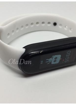 Фитнес ремешок mi band 5 mi smart band 6 белый