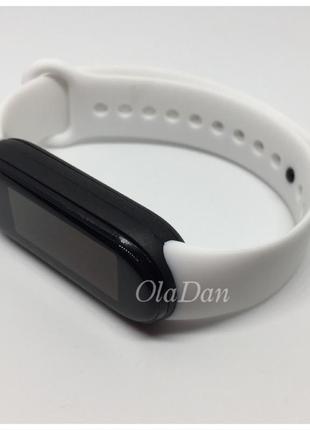 Фітнес ремінець mi band 5 mi smart band 6 білий2 фото