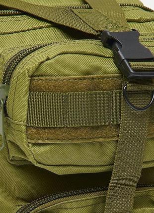 Тактичний похідний рюкзак, 25л, тактичний похідний військовий рюкзак. колір: хакі2 фото