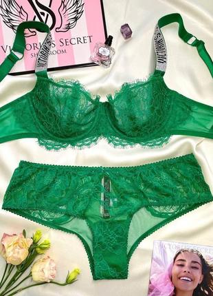 Комплект білизни victoria's secret! розмір — 34d/s