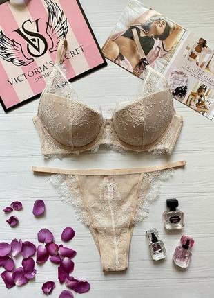 Комплект білизни victoria's secret! розмір — 34d/s