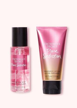 Mini mist & lotion duo pure seduction victoria's secret2 фото