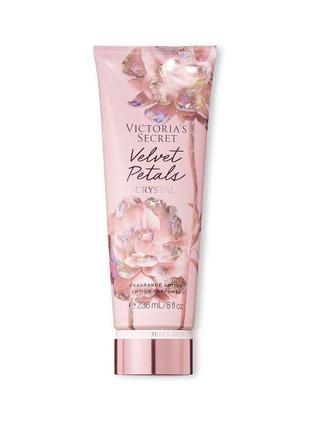 Увлажняющий лосьон velvet petals crystal victoria's secret