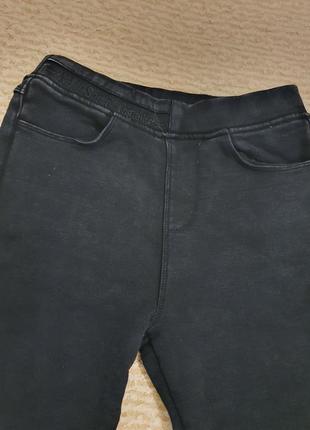 Лосини-джинси на флісі2 фото