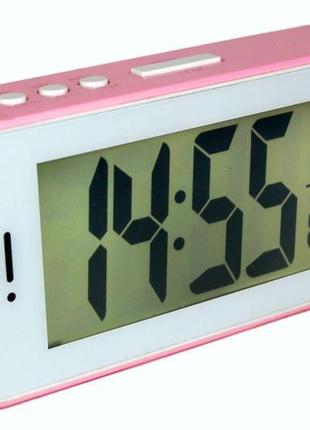 Електронні годинник з календарем і будильником h1364 фото