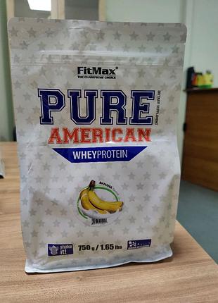 Протеїн  fitmax pure american 0.75 кг (різні смаки)