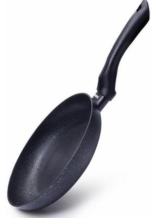 Сковорода fissman promo ø26см с антипригарным покрытием touchstone (каменная крошка)