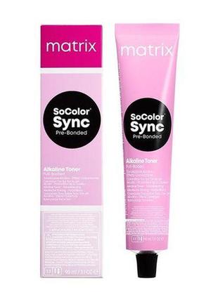 Фарба для волосся без аміаку matrix color sync 90 мл. anti red2 фото