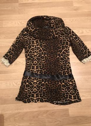 Туника с леопардовым принтом. 2