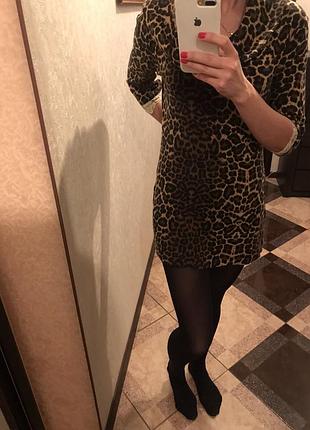 Туника с леопардовым принтом. 3
