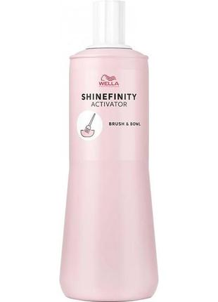 Активатор для пензля з мисочкою wella shinefinity activator br...