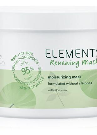 Відновлювальна маска для волосся wella elements renew mask 500мл.