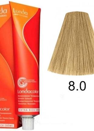 Фарба для волосся без аміаку londacolor demi permanent 60мл. 8...