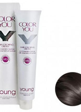 Крем-фарба для фарбування волосся young color you y-plx cenere