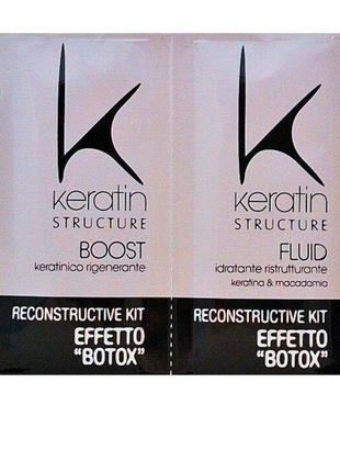 Кератин для волосся з ефектом ботоксу keratin structure recons...