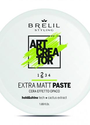 Паста з екстраматовим ефектом для волосся brelil extra matt pa...