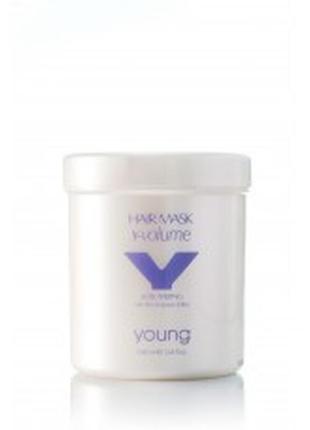 Маска для об'єму волосся young hair mask y-volume 1000 мл.