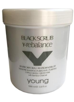 Скраб проти лупи young black scrub y-rebalance 1000 мл.