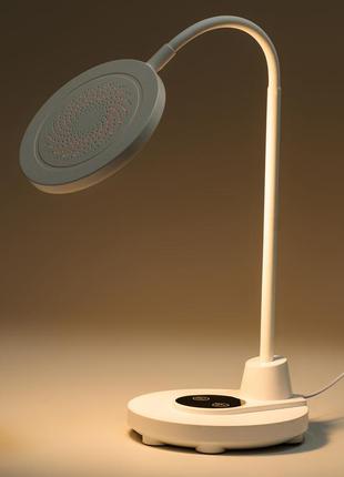 Настільна світлодіодна лампа на гнучкій ніжці сенсорне керування