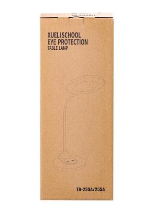 Настільна світлодіодна лампа на гнучкій ніжці сенсорне керування