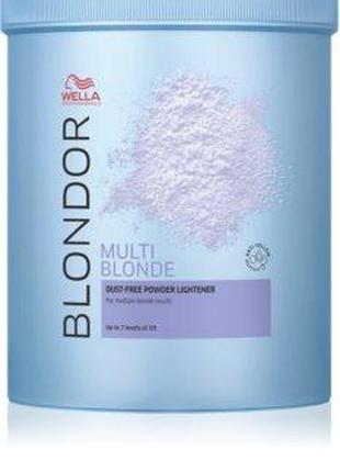 Освітлювальна пудра wella blondor multi blonde powder 800г