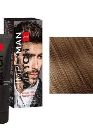 Фарба для волосся nouvelle simply man hair color cream 40+40 м...