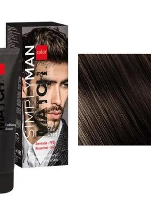 Фарба для волосся nouvelle simply man hair color cream 40+40 м...