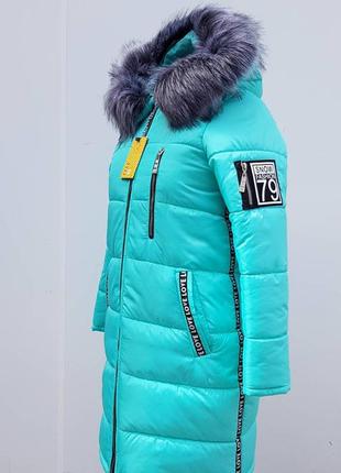 Тёплые зимние женские куртки лав, размеры 42-725 фото