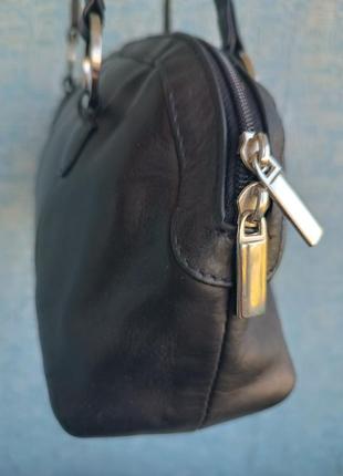 Кожаная сумочка бочонок кросс боди европейского производителя.8 фото