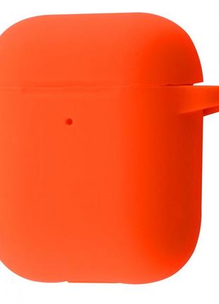 Чохол silicone case new for airpods 1/2 orange