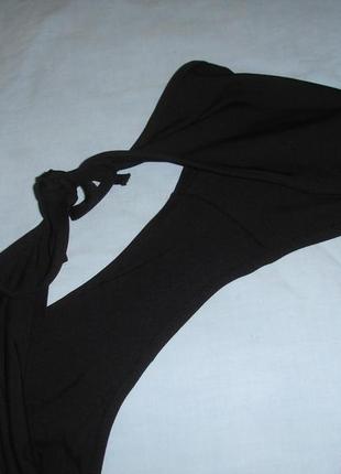 Низ от купальника раздельного трусики женские плавки размер 46 / 12 черные на завязках матовые2 фото