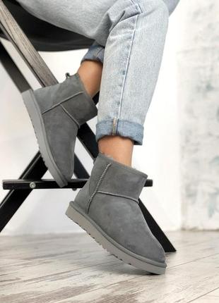 Ugg classic ii mini gray😍 угги наложенный платёж купить4 фото